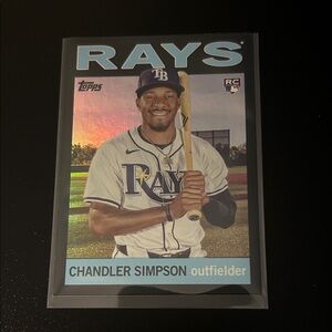 2025 Topps Archives - 1964 Topps Chandler Simpson #27 Black Foilboard (RC)